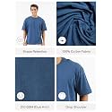 SAADAA Men39s Oversized Cotton T-Shirt 210