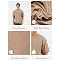 SAADAA Men39s Oversized Cotton T-Shirt 210