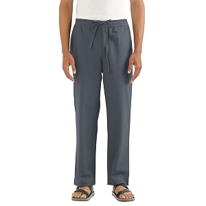 SAADAA Mens 100 Cotton Pants Mid-Rise