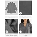 SAADAA Top for Women Viscose Pleated Tops