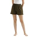 SAADAA Women39s Shorts Pants Cotton Linen Fabric