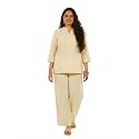 SAADAA Womens Cotton Co-Ord Set Soft