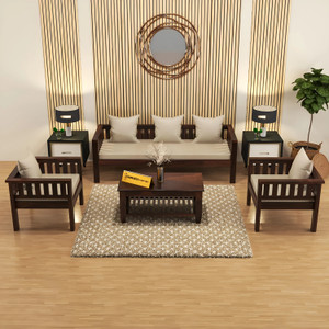 saamenia furnitures Solid Sheesham Wood 5 Seater
