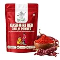 Saatyaki Naturals Organic Kashmiri Red Chilli Powder - 800gm |Mild Spicy Kashmiri Lal Mirch Powder| Pure and Freshly Grounded Spice for Cooking, Marination and Seasoning - Non-GMO, Gluten-Free