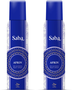 Saba Afrin Pack of 2 Body Spray