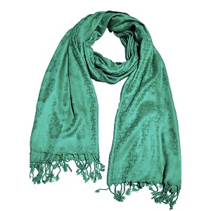 saba women and girl39s fancy viscose self jaquard 3d design scarf stole