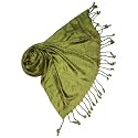 SABA Women And Girl's Fancy Viscose Self Jaquard 3D Design Scarf, Stole