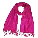 SABA Women And Girl's Fancy Viscose Self Jaquard 3D Design Scarf, Stole
