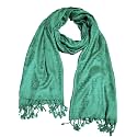 SABA Women And Girl's Fancy Viscose Self Jaquard 3D Design Scarf, Stole