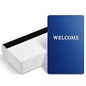 Sabary 100 Pack Hotel & Motel Magnetic Stripe Key Cards Welcome Access Key Cards for Motel Door Locks Systems Guest Room Access