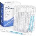 Sabary 100 Pcs Extra Long Transfer Pipettes, 10ml, 12 Inch Length