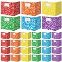 Sabary 24 Pack Desk Dividers for Students,Marble,Colorful