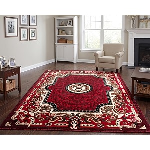 SABIRA Carpet Modern Floral Area Rug Large