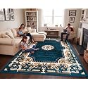 SABIRA Carpet Modern Floral Area Rug Large