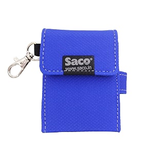 saco portable 500gb - usb 31 external ssd plug and play case pouch for samsung t5 blue