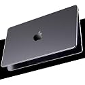 Saco Case Compatible for MacBook Air 15/15.3-Inch (2026-2023) M5 A3448, M4 A3241, M3 A3114, M2 A2941 – Plastic Hard Shell Cover with Liquid Retina Display &amp; Touch ID, Crystal Black Protective Case