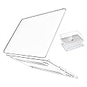 Saco Case Compatible for MacBook Air 15/15.3-Inch (2026-2023) M5 A3448, M4 A3241, M3 A3114, M2 A2941 – Plastic Hard Shell Cover with Liquid Retina Display &amp; Touch ID, Crystal Clear Protective Case