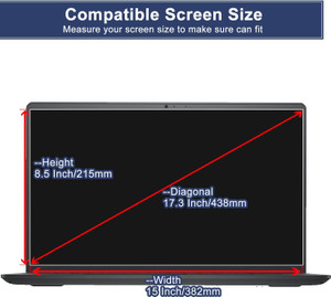 saco screen guard for fiber glossy 2024 asus tuf gaming f17 fx706hf-hx019w  fx706hf-ny039w  fx707zc4-hx067w 173 inch laptop