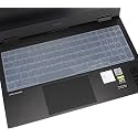 Saco Silicone Skin Keyboard Protector Cover Compatible for HP Omen Gaming Laptop 16-xf0059AX | 16-wf1025TX | 16-b0370TX 16.1 Inch Laptop - Transparent