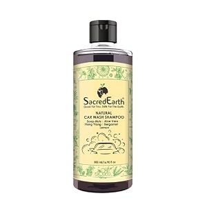 sacredearth natural car wash shampoo with soap nuts 500 ml