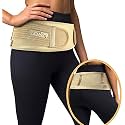 Vriksasana Posture Sacroiliac Hip Belt for Women and Men That Alleviates Sciatic, Pelvic, Lower Back, Leg and Sacral Nerve Pain Caused by Si Joint Dysfunction| Trochanter Brace (Regular, Nude)