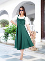 sadhnazon Women Maroon Dungaree