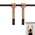 SADIKALO Rope Grip Trainer for Pull Ups - 2 Pack Grip Strength Training Attachment for Pull Up Bars, Dumbbells & Barbells, Improve Forearm Strength, Hand Endurance, Muscle Building Workout Equipment