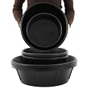 Sadny 4 Pcs Rubber Feed Pan, 4 Quart/1 Gallon and 8 Quart/2 Gallon