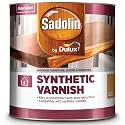 Sadolin by Dulux | Synthetic Varnish Wood Finish | Water resistant, all weather durable and long lasting | Wood Polish with excellent scratch, stain, and crack resistance, 4 Litres