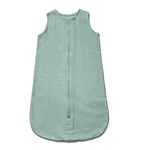 sleeping bag soft cozy cotton muslin sleeping sack pod wearable blanket for newborn babies and infants portable no need for extra cover 12-24m 90cm x 58cm waves large