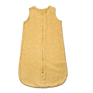 sleeping bag soft cozy cotton muslin sleeping sack pod wearable blanket for newborn babies and infants portable no need for extra cover 12-24m 90cm x 58cm elephant large