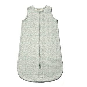 sleeping bag soft cozy cotton muslin sleeping sack pod wearable blanket for newborn babies and infants portable no need for extra cover 12-24m 90cm x 58cm shell large