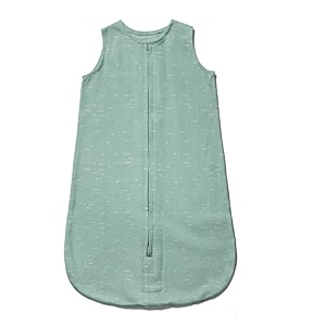 sleeping bag soft cozy cotton muslin sleeping sack pod wearable blanket for newborn babies and infants 0-6m 68x52 cms waves small