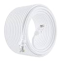 Sadow 25 Meter 1000 MBPS RJ45 cat5 Ethernet Patch Cable LAN Cable Internet Cable Cord High Speed 1 Gigabit Category 5 Wires for Smart Tv, Android TV, PS4, PS5 Modem, Router, LAN ADSL-White (25 Meter)