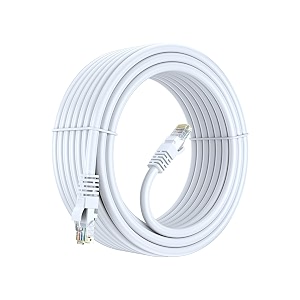 sadow 5 meter 1000 mbps rj45 cat5 ethernet patch cable lan cable internet cable cord high speed 1 gigabit category 5 wires for smart tv android tv ps4 ps5 modem router lan adsl-white 5 meter