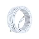 Sadow 5 Meter 1000 MBPS RJ45 cat5 Ethernet Patch Cable LAN Cable Internet Cable Cord High Speed 1 Gigabit Category 5 Wires for Smart Tv, Android TV, PS4, PS5 Modem, Router, LAN ADSL-White (5 Meter)
