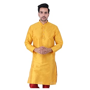 Sadree Mens Silk Blend Knee Length Full