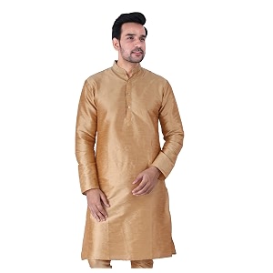 Sadree Mens Silk Blend Knee Length Full