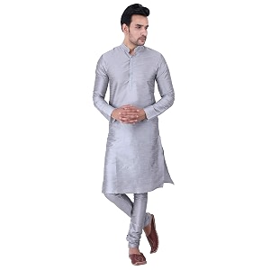 Sadree Mens Silk Blend Kurta Pyjama Set
