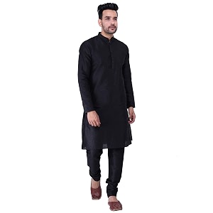 Sadree Mens Silk Blend Kurta Pyjama Set