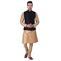 Sadree Silk Men39s Kurta Pajama Waistcoat or