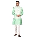 Sadree Silk Men39s Kurta Pajama Waistcoat or