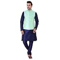 Sadree Silk Men39s Kurta Pajama Waistcoat or