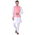 Sadree Silk Men39s Kurta Pajama Waistcoat or