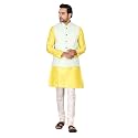 Sadree Silk Men39s Kurta Pajama Waistcoat or
