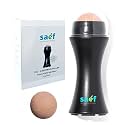 SAEF Oil-Absorbing Volcanic Stone Face Roller, Reusable Facial Skincare Tool Oil Control Roller for Oily Skin Care (1 Extra Ball)
