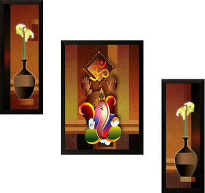 saf Ganesh Modern art Ink 13.5 inch