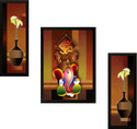 saf Ganesh Modern art Ink 13.5 inch