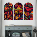 saf Indian Folk Art Madhubani Wall Painting for Living Room, Bedroom, Hotels