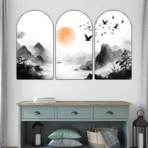 saf japanese mountain landscape wall painting for living room bedroom hotels